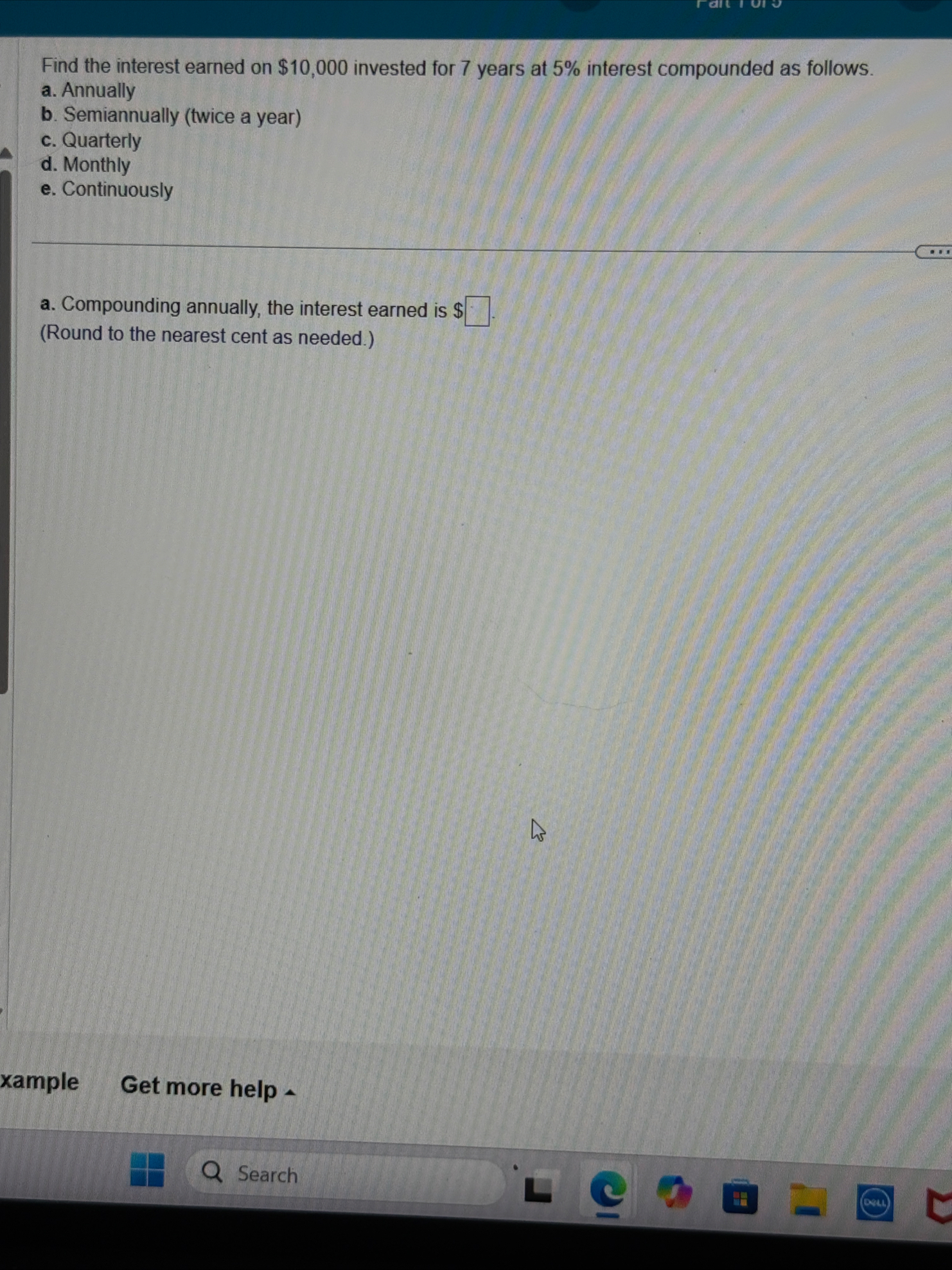 Find the interest earned on $ 1 0 , 0 0 0