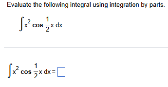 Evaluate the following integral using integration