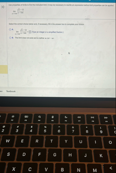 lim x 1 4 4 x 2 - 1 2 x - 1 6 4 ins x 2 - 1 2 x -