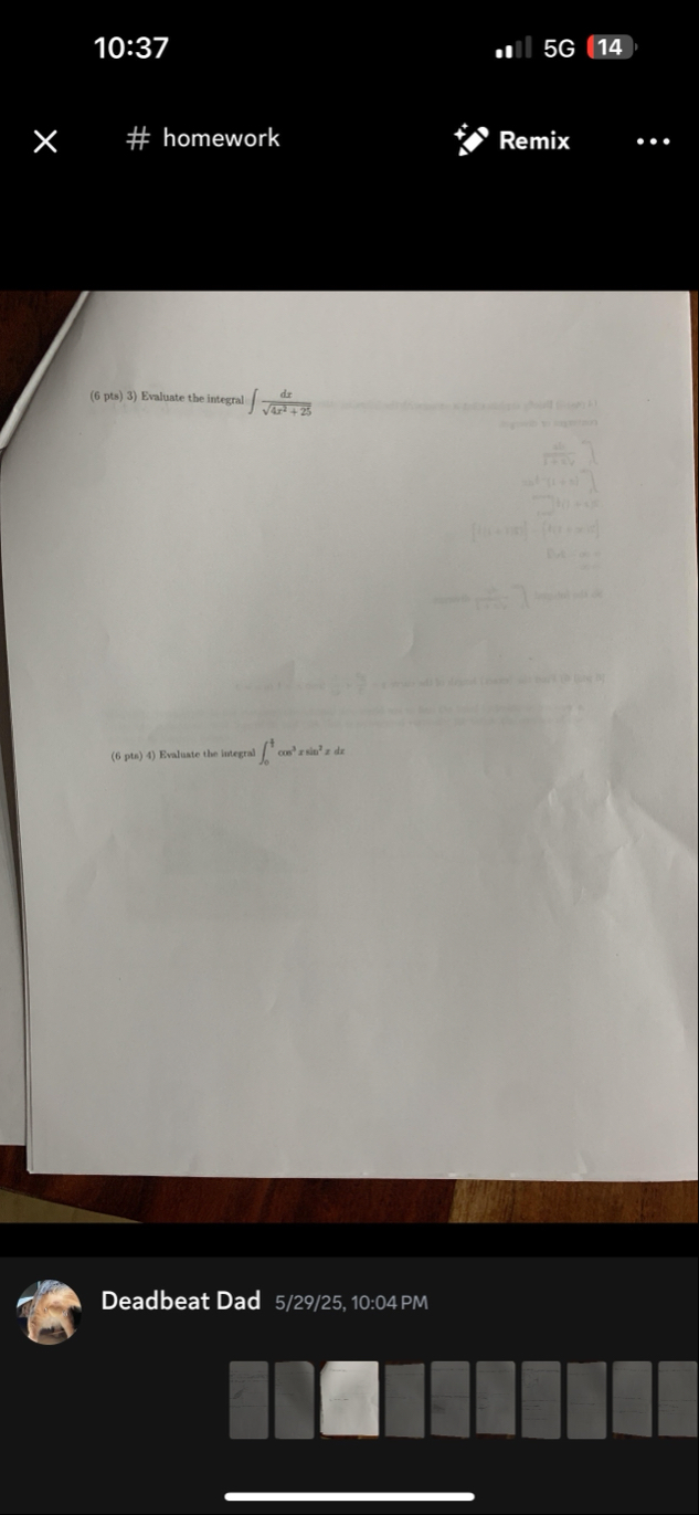 1 0 : 3 7 5 G 1 4 # homework Remix ( 6 pts ) 3 )