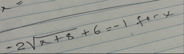 - 2 x 8 2 6 = - 1 for y