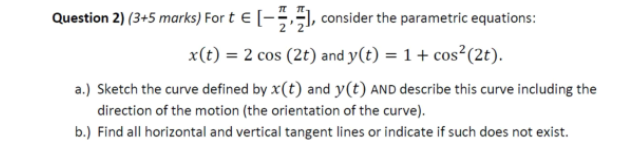 Question 2 tin [ - 2 , 2 ] , consider the