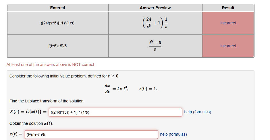 A t least one o f the answers above i s NOT
