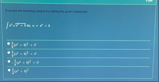 Evaluate the following integral by making the