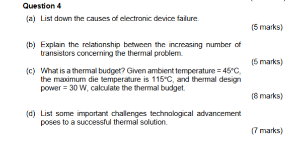 ( d ) List some important challenges