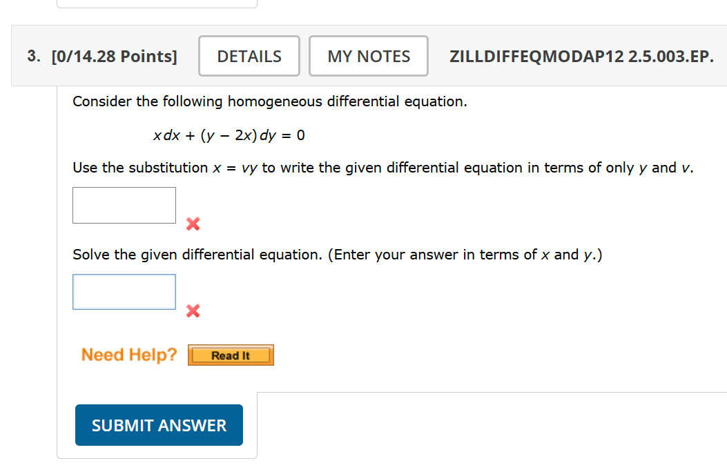 [ 0 1 4 . 2 8 Points ] ZILLDIFFEQMODAP 1 2 2 . 5