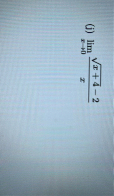 ( j ) lim x 0 x 4 2 - 2 x