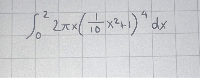 0 2 2 x ( 1 1 0 x 2 1 ) 4 d x