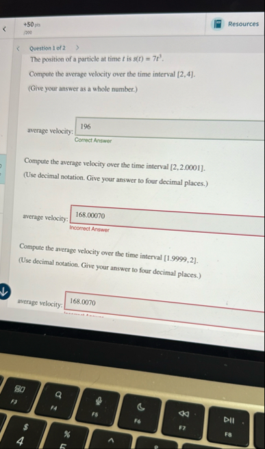 5 0 p t s Resources / 2 0 0 Question 1 of 2 The
