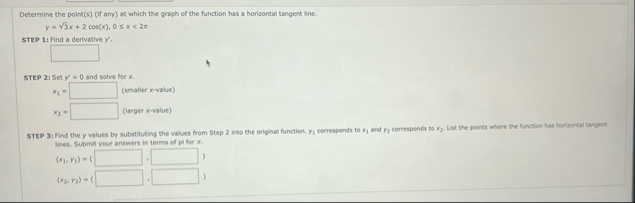 Determine the point ( s ) ( If any ) at which the