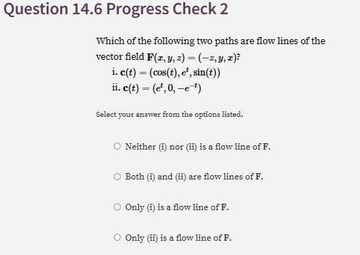 Question 1 4 . 6 Progress Check 2 Which o f the