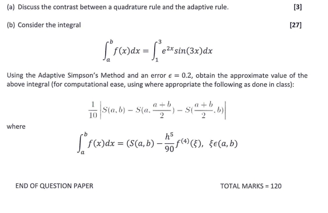 ( a ) Discuss the contrast between a quadrature