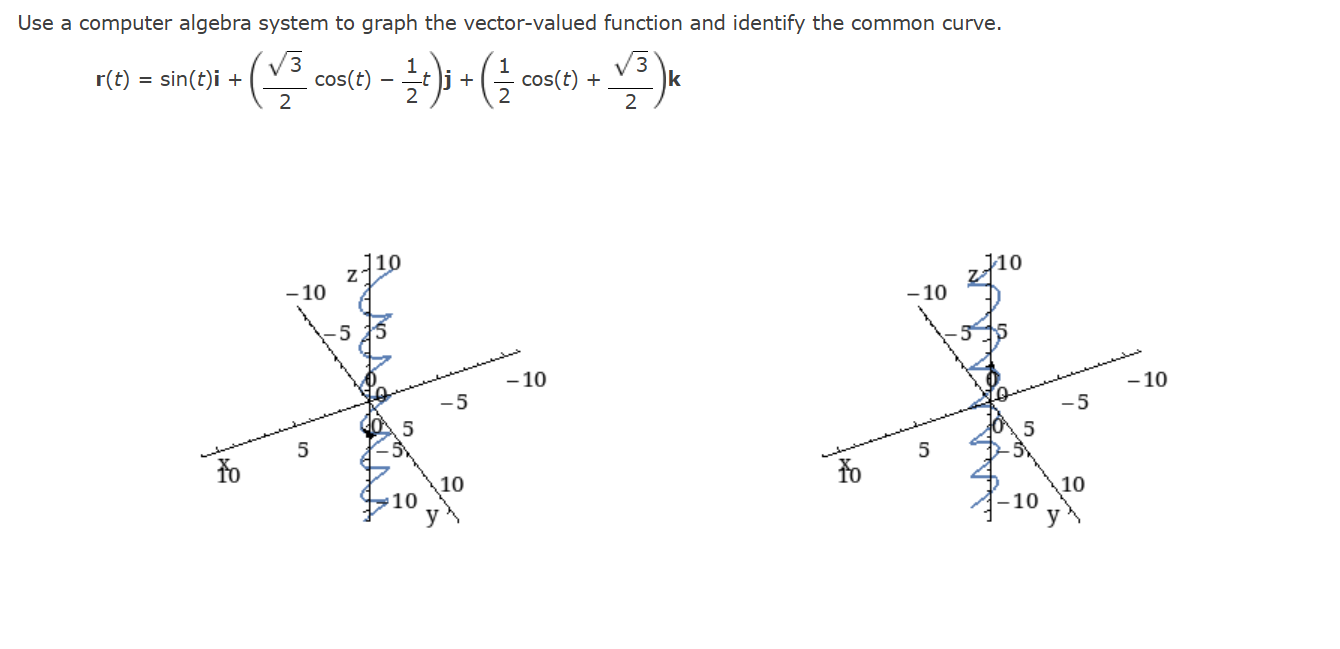 Use a computer algebra system t o graph the