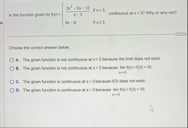 Is the function given by f ( x ) = { 2 x 2 - 2 x