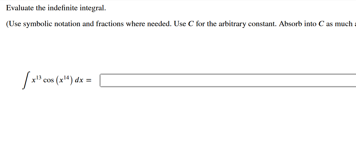 C for the arbitrary constant. Absorb into C a s