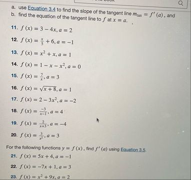 How do equation 1 7 And 2 3 a . use Equation 3 .
