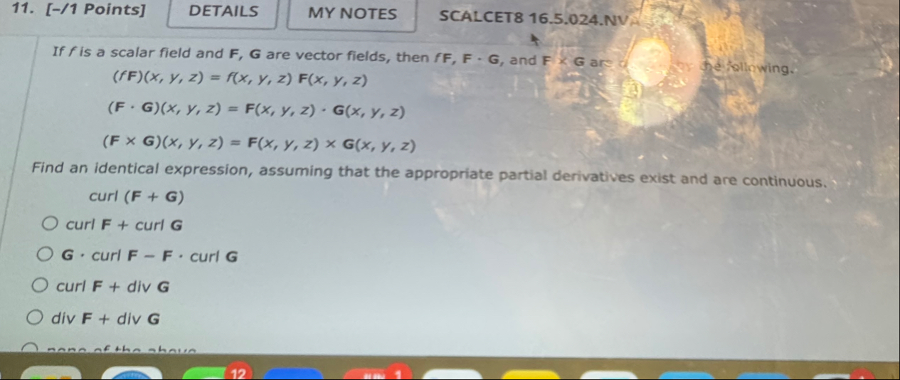 [ - / 1 Points ] SCALCET 8 1 6 . 5 . 0 2 4 . NV