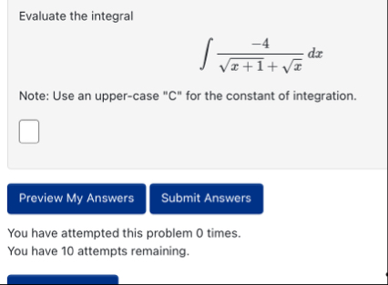 Evaluate the integral - 4 x 1 2 x 2 d x Note: Use