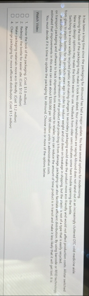 It has been a long time since the packaging for