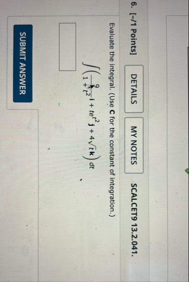[ - / 1 Points ] SCALCET 9 1 3 . 2 . 0 4 1 .