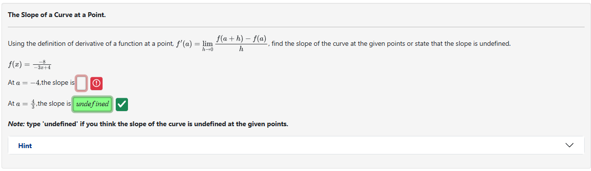 The Slope o f a Curve a t a Point. Using the