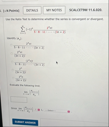 [ - / 4 Points ] SCALCET 9 M 1 1 . 6 . 0 2 0 .