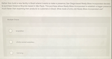 Rather than buld a few facily in frazl where it