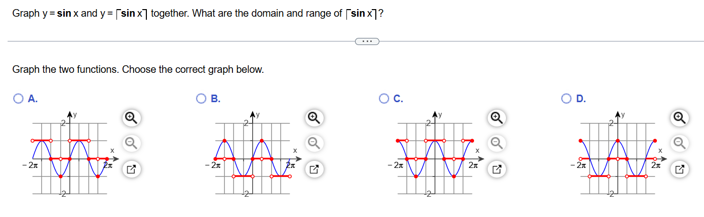 Graph y = s i n x and y = | ~ s i n x ~ |