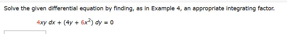 Solve the given differential equation b y