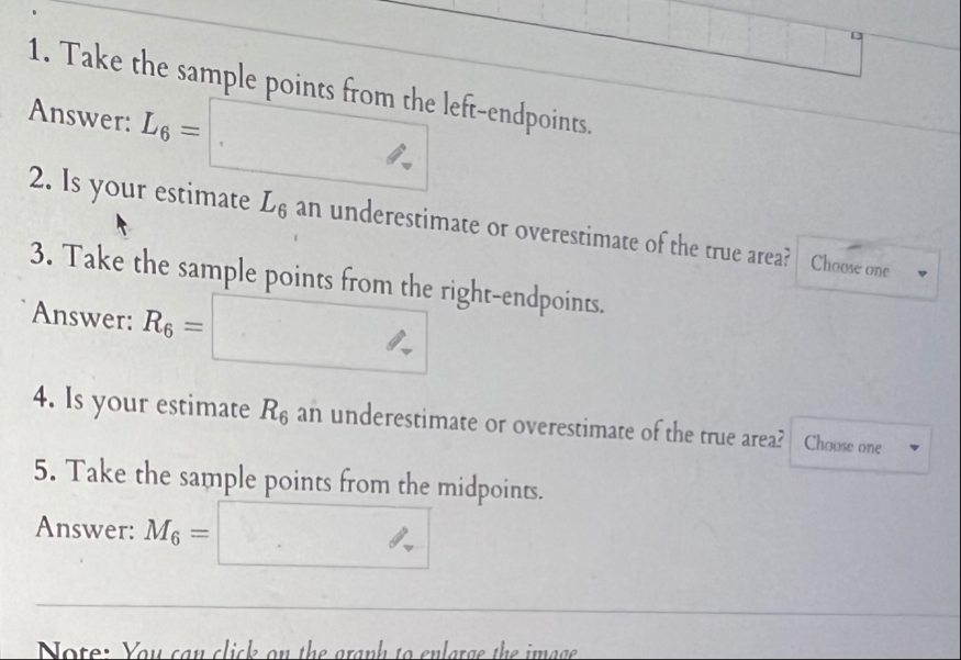 Take the sample points from rha left - endpoints.