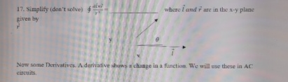 Simplify ( don ' t solve ) o d i r 2 r 2 = q ,