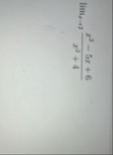 lim x 2 x 2 - 5 x 6 x 2 4