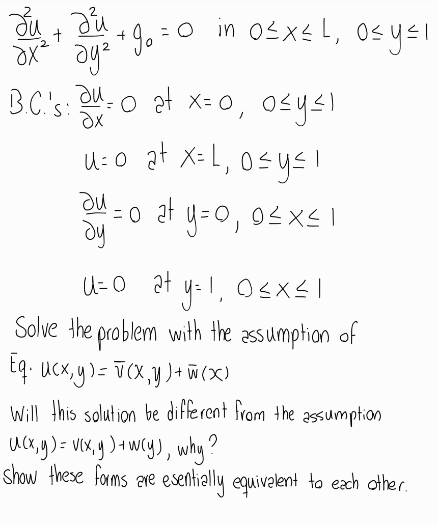 d e l 2 u d e l x 2 + d e l 2 u d e l y 2 + g 0 =