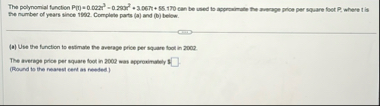 The polynomial function P ( p ) = 0 . 0 0 2 r 3 -