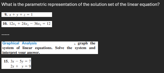 i n relation t o linear algebra, please show