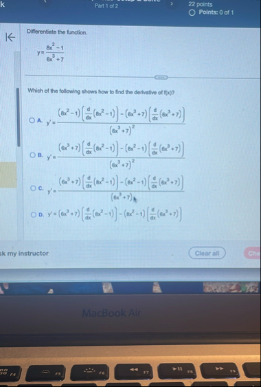 Part 1 ot 2 2 2 points Pointss: 0 of 1
