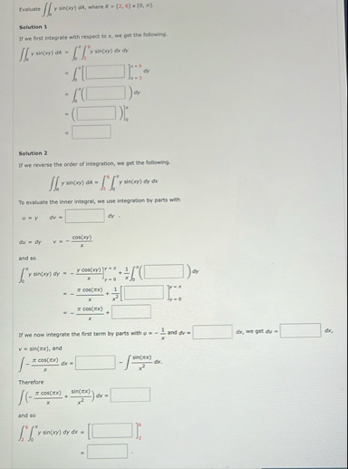 Evaluate R r s i n ( m ) es , where R = [ 2 , 6 ]
