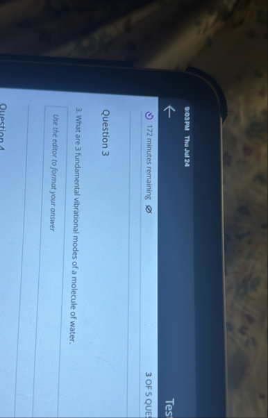 9 : 0 3 PM Thu Jul 2 4 Tes 1 7 2 minutes