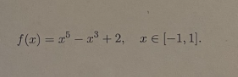 Find the a b s o l u t e max and min for the