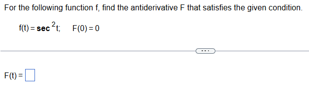 For the following function f , find the