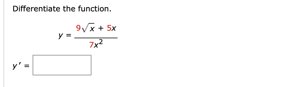 Find the derivative o f the function. y = 5 s i n