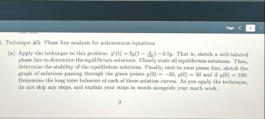 Technique # 5 : Phase line analysis for