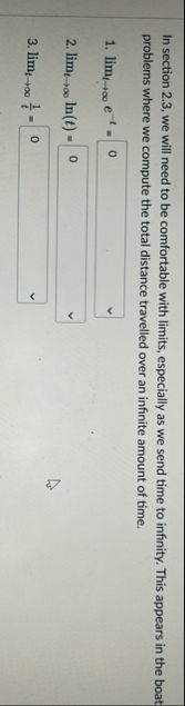 In section 2 . 3 , we will need to be comfortable