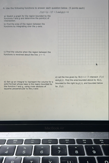 Use the following functions to answer each