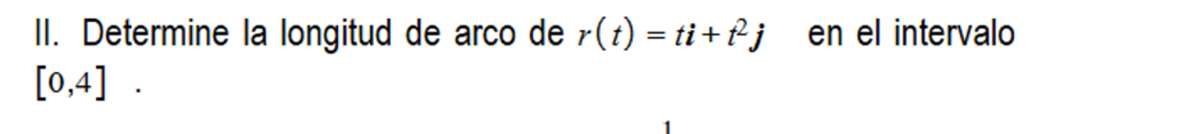 I I . Determine l a longitud d e arco d e r ( t )