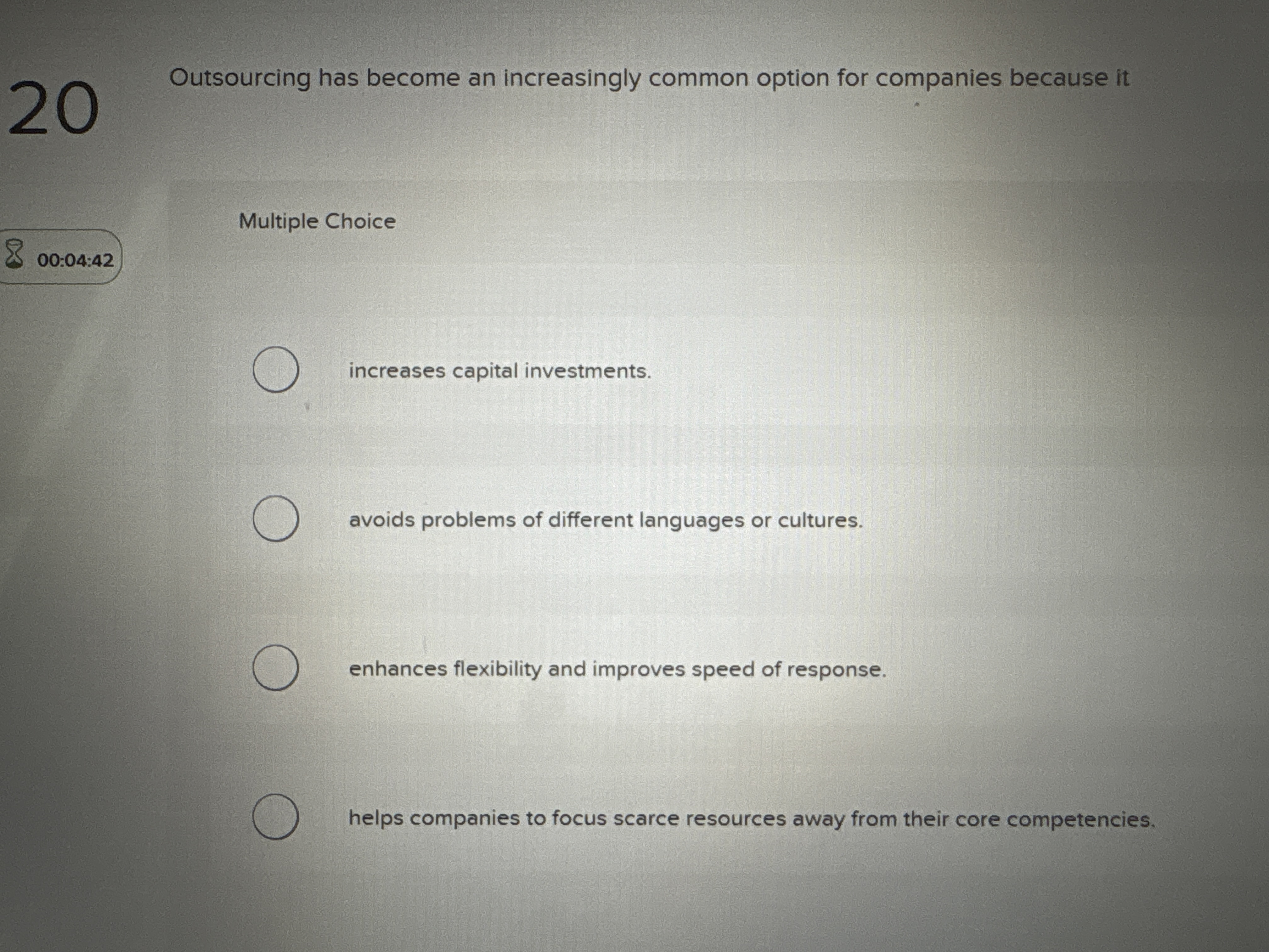 Outsourcing has become an increasingly common