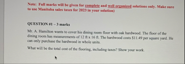 Note: Full marks will be given for complete and