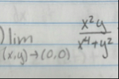 lim ( x , y ) ( 0 , 0 ) x 2 y x 4 y 2