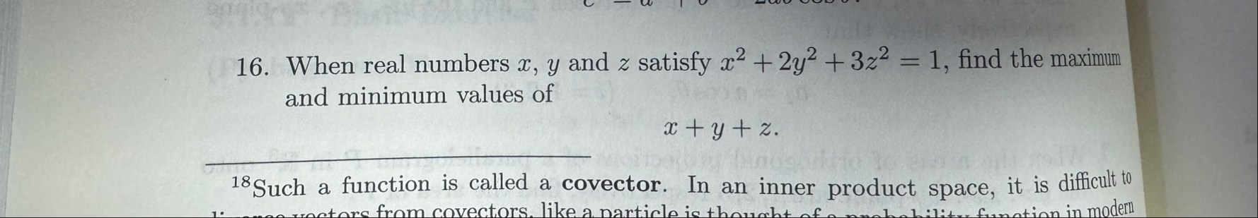 When real numbers x , y and z satisfy x 2 2 y 2 3