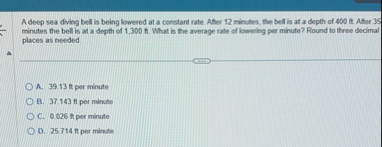 A deep sea diving bell is being lowered at a